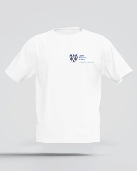 White Round Neck T-shirt - XXL